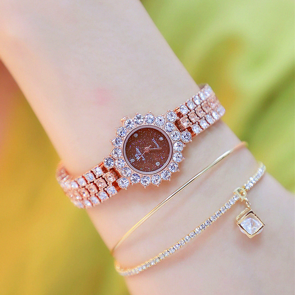 BS New Watch Chain Watch Full of Diamonds