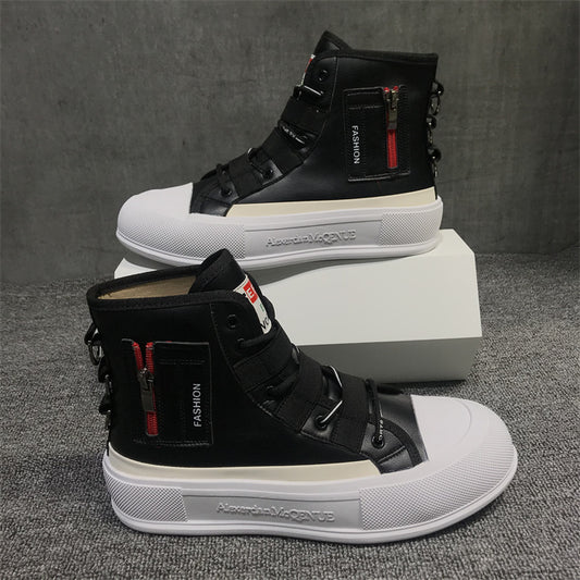 Breathable Korean Student Board Shoes Male