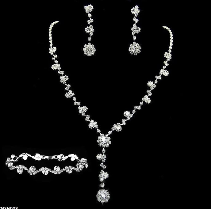 Butterfly Flower Necklace Set