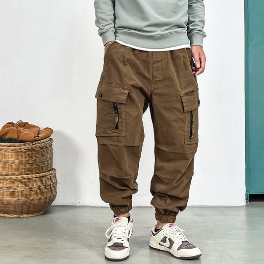 Washed And Dyed Loose Casual Pants