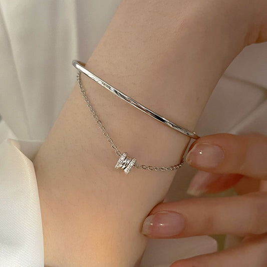 Simple Double Layer Bracelet Women's Fashion