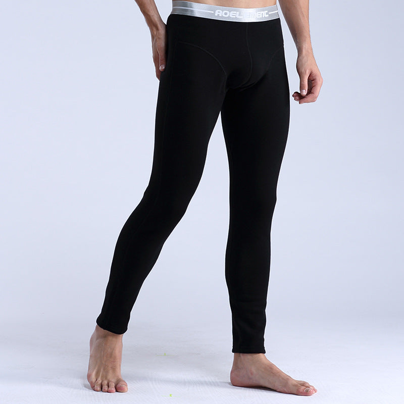 Long Johns Thickened Fleece-lined Single Piece Slim Fit